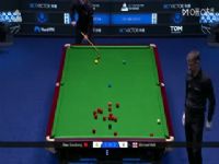 斯诺克苏格兰公开赛第一轮64进32 肖国栋4-3迈克尔·霍尔特 20251216